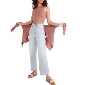 Madewell The Perfect Vintage Wide Leg Crop Jean